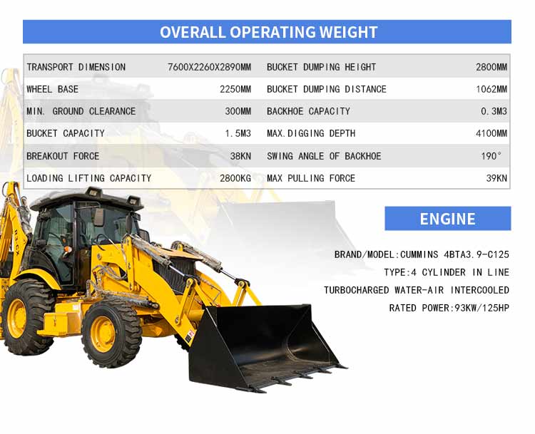 Large backhoe loaders for sale