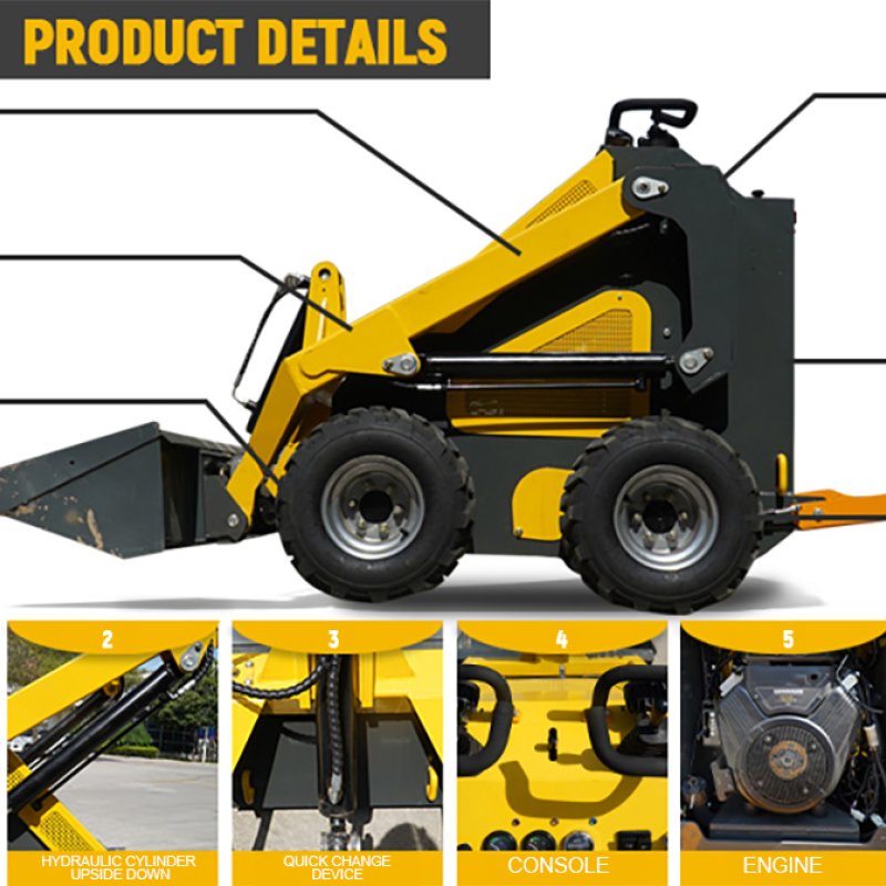 погрузчик с бортовым поворотом