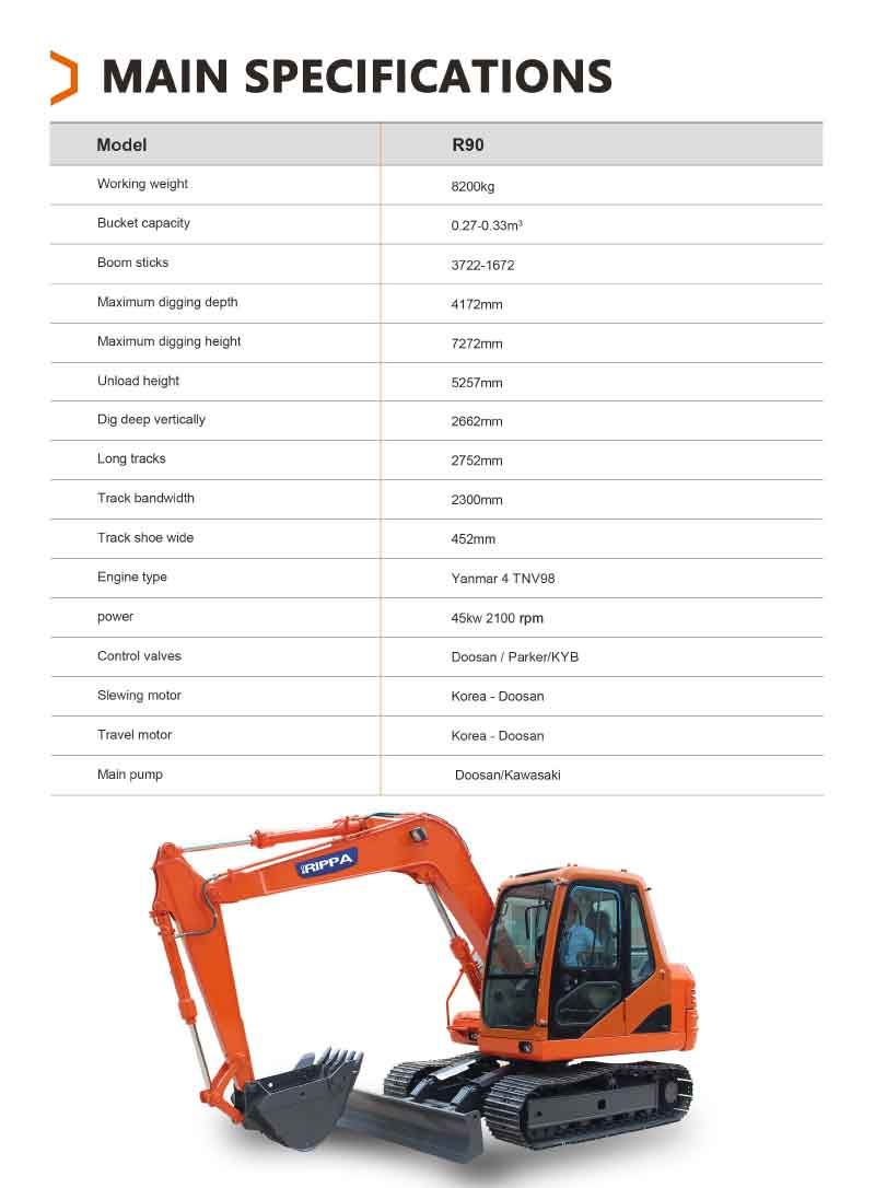 Selling 9 ton excavator