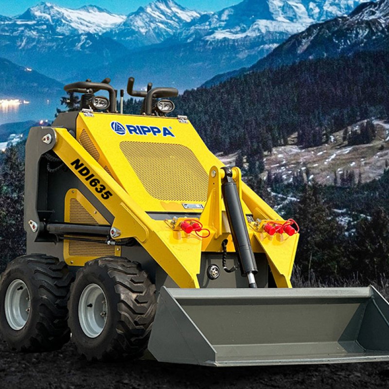 погрузчик с бортовым поворотом