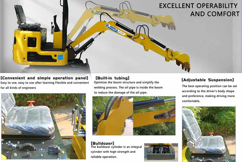 1 ton excavator