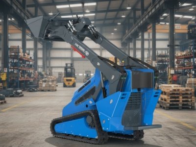 Мини-погрузчик с бортовым поворотом