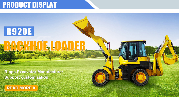 Small backhoe loader