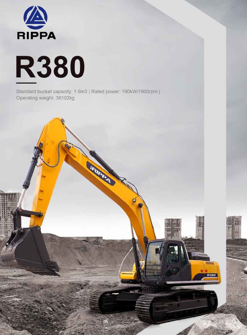 Large excavator R380