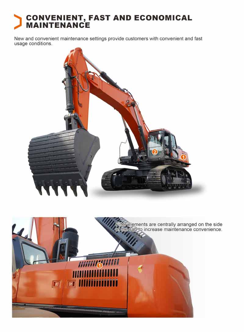 Selling a large excavator 50 tons