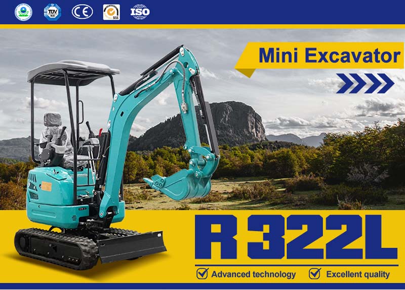 mini excavator rippa ndi 322