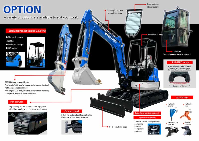 Mini excavator RIPPA R32 PRO