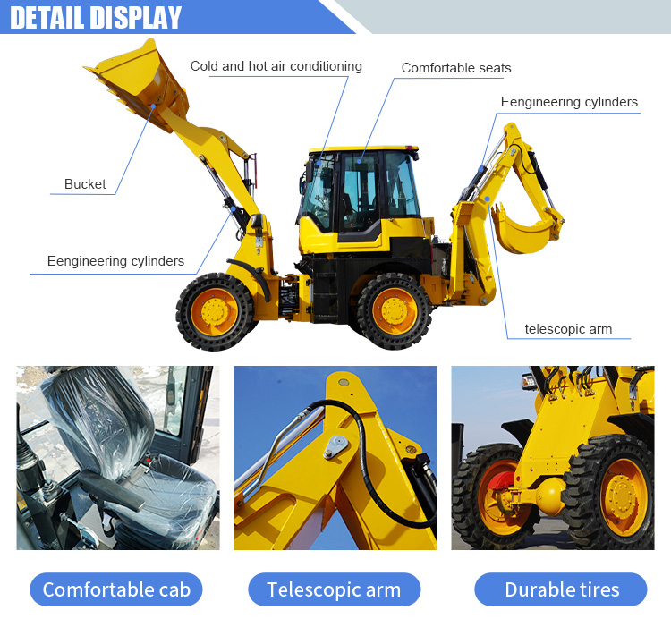 Small backhoe loader