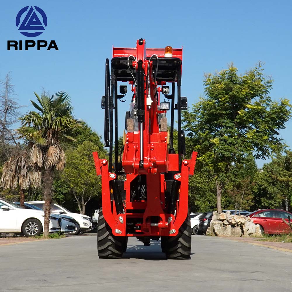 Small backhoe loader