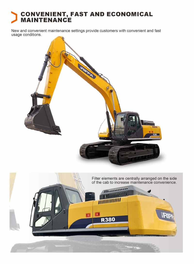 Large excavator R380